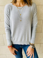 Grey Light Knit Pullover