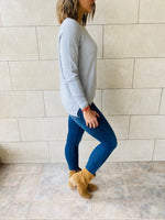 Grey Light Knit Pullover
