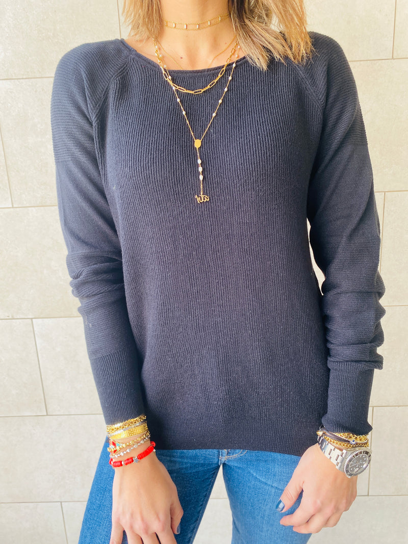 Black Light Knit Pullover