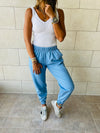 Denim Jogger Pants