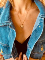 Gold Elephant Necklace