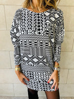 Monochrome Tribal Knit Tunic