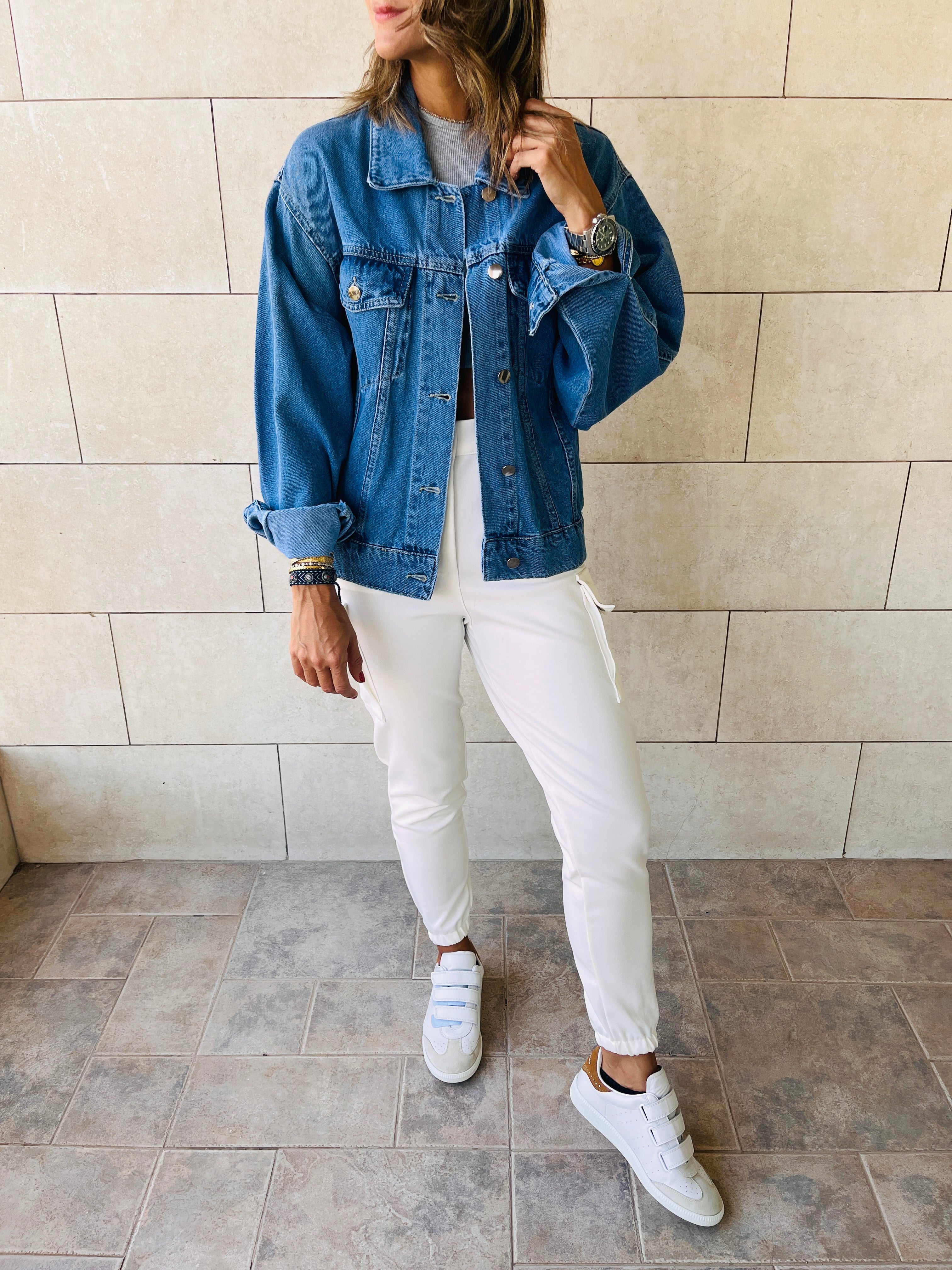 Washed Blue Go To Denim Jacket