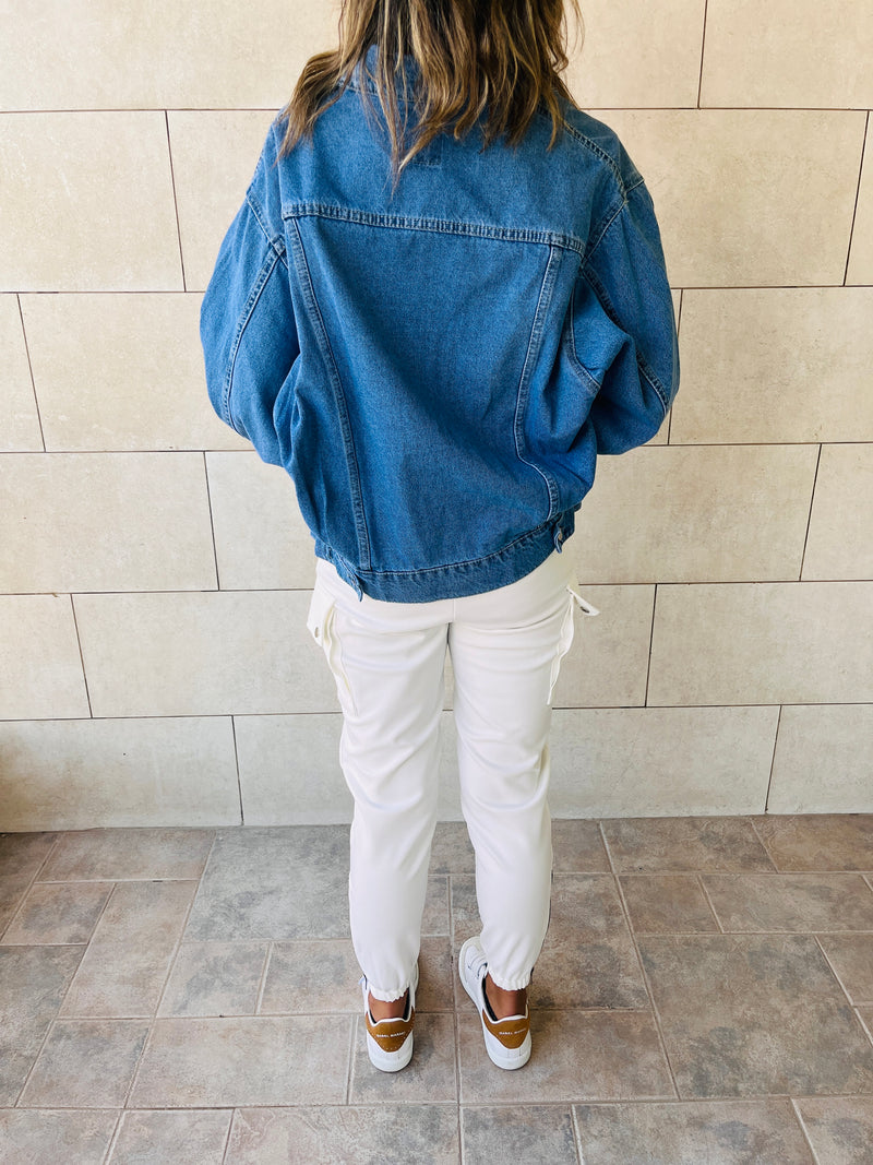 Washed Blue Go To Denim Jacket