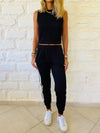 The Olive Stripe Jogger