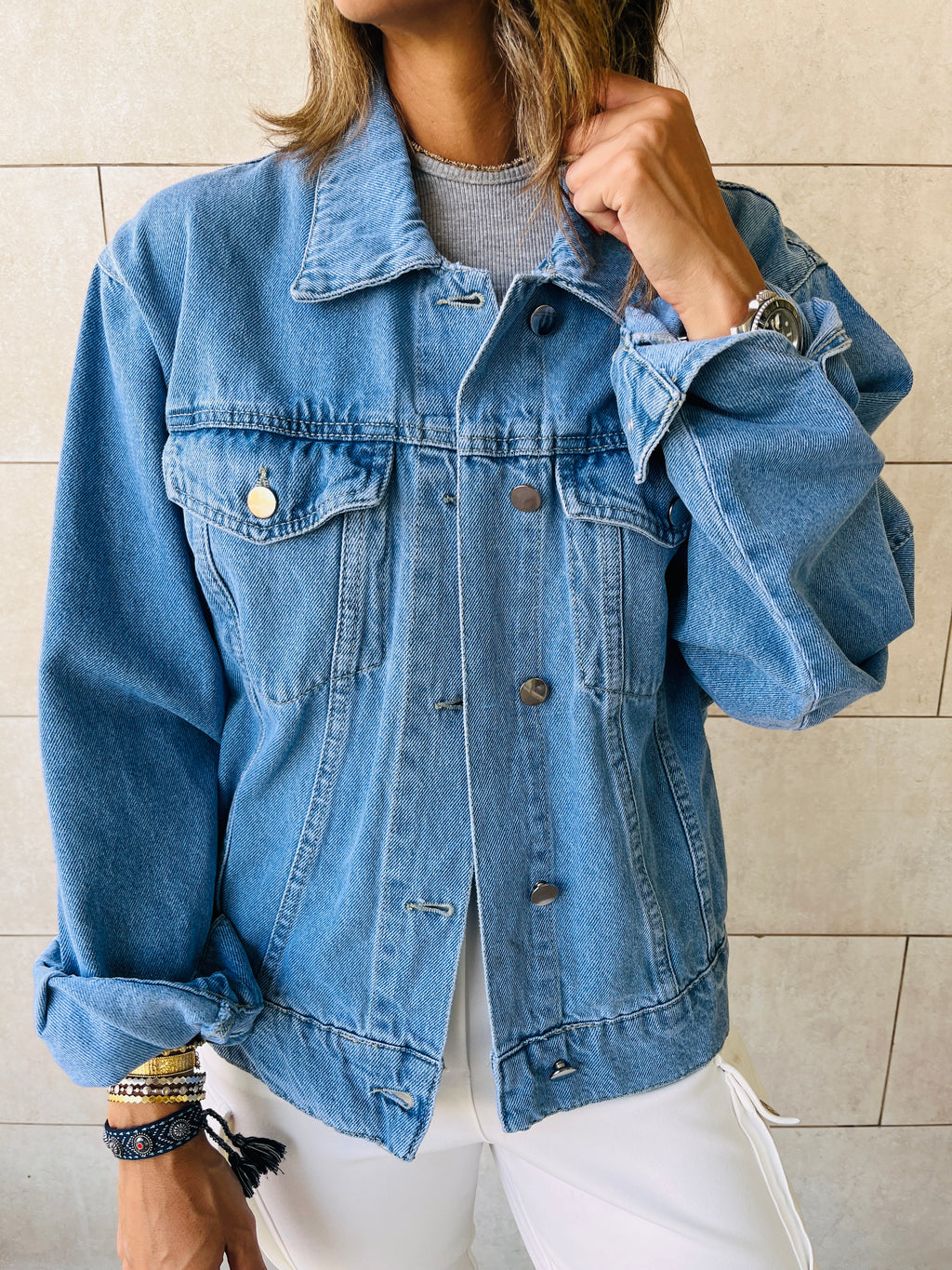 Light Blue Go To Denim Jacket