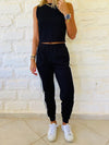 The Olive Stripe Jogger