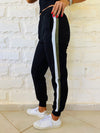 The Olive Stripe Jogger