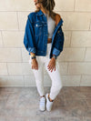 Dark Blue Go To Denim Jacket