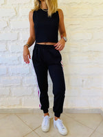 The Purple Stripe Jogger