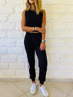 The Purple Stripe Jogger