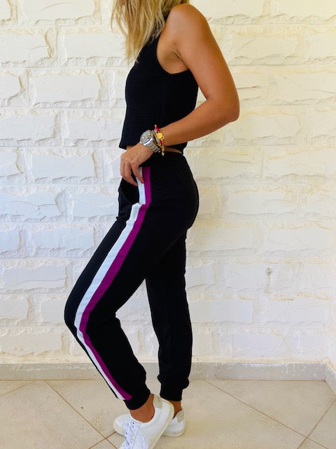 The Purple Stripe Jogger