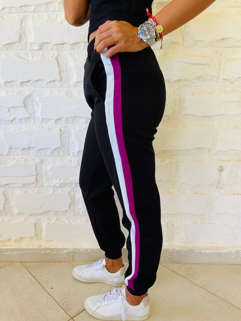 The Purple Stripe Jogger