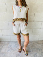 Beige Carmen Beach Set