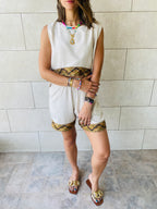 Beige Carmen Beach Set