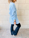 Light Blue Double Button Denim Jacket