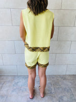 Yellow Carmen Beach Set