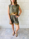 Olive Carmen Beach Set