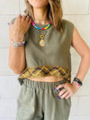 Olive Carmen Beach Set