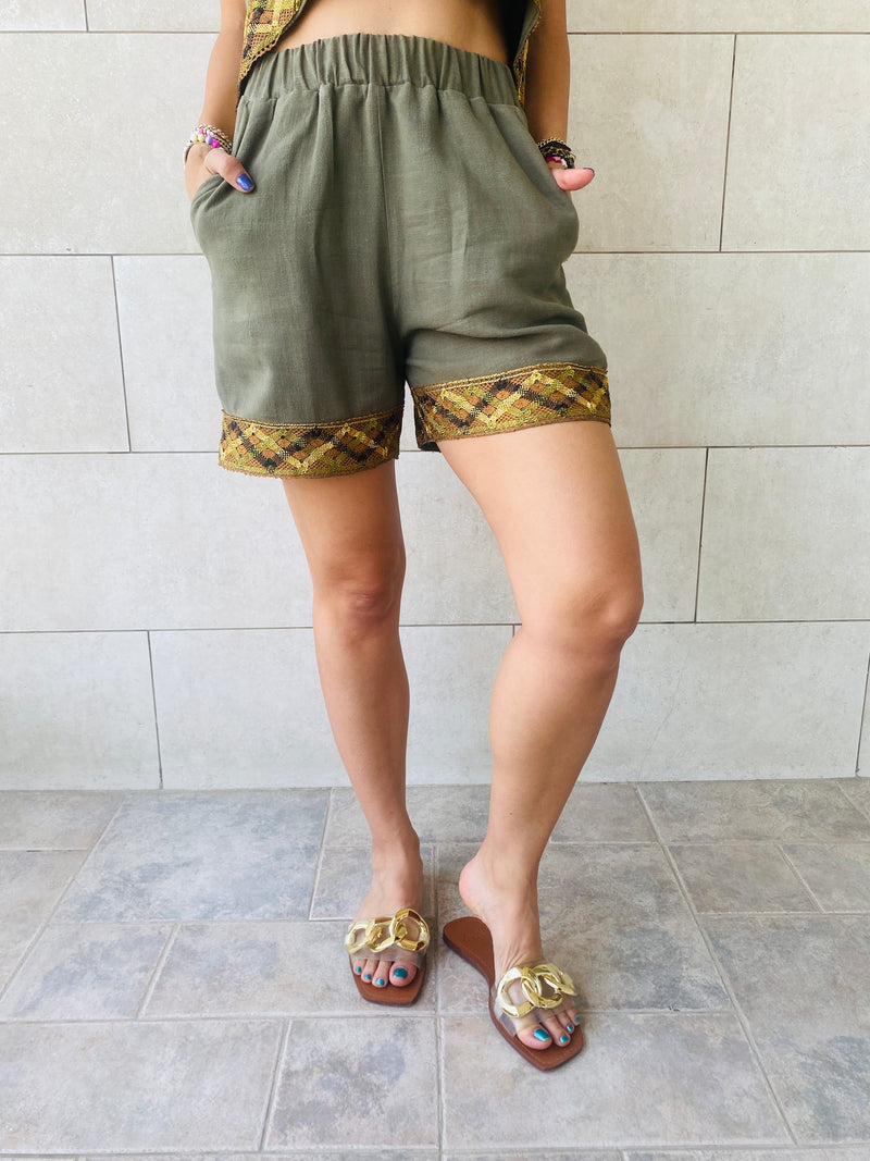 Olive Carmen Beach Set