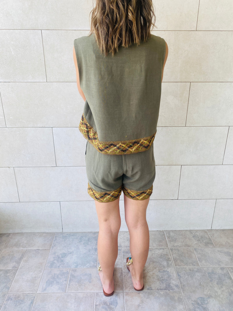 Olive Carmen Beach Set