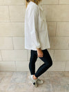 White Denim Overshirt Shacket