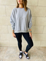 Grey Basic Sweatshirt