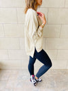 Beige Basic Sweatshirt