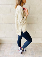 Beige Basic Sweatshirt