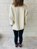 Beige Basic Sweatshirt