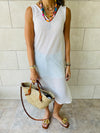 White Bayside Beach Dress