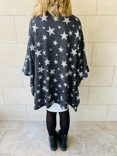 Stars Knit Kimono