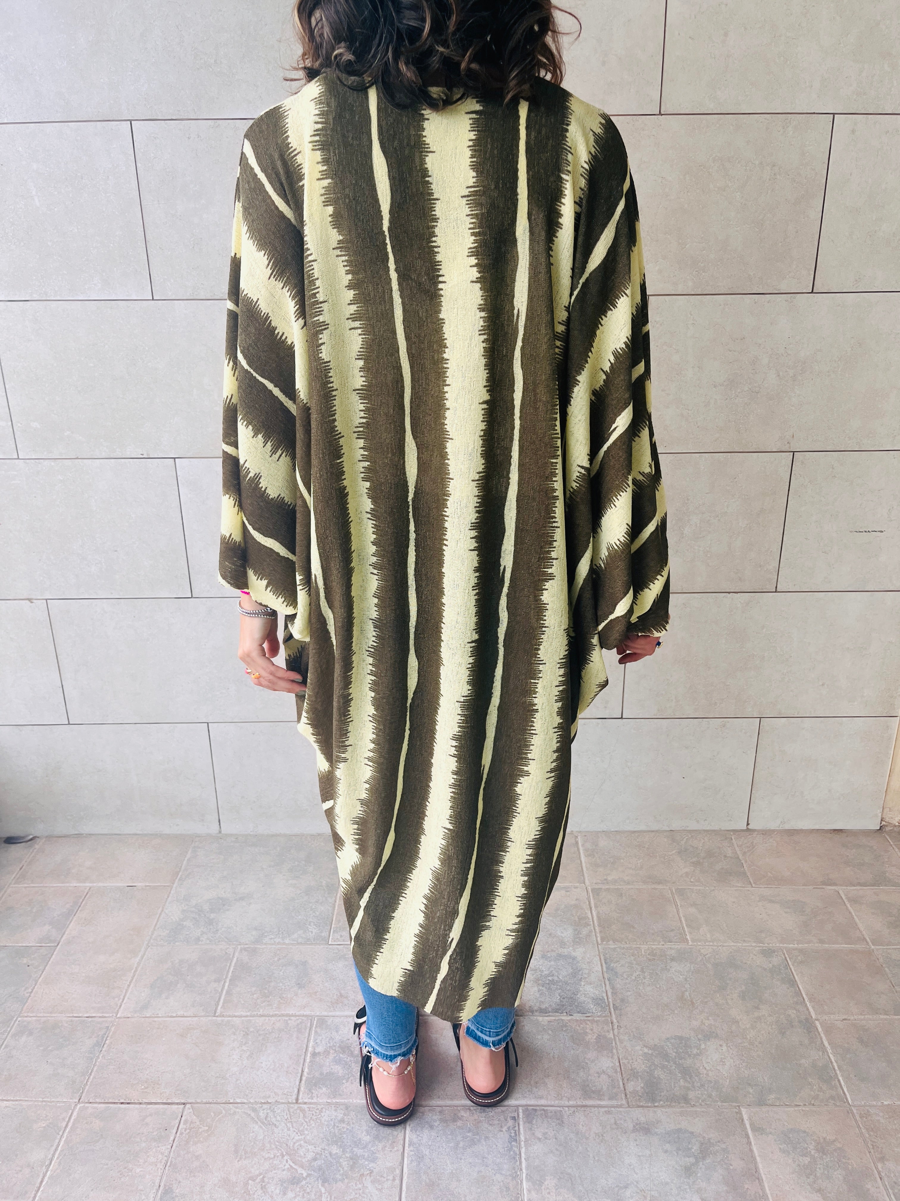 Yellow Printed Easy Breezy High Low Shirt