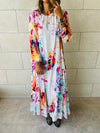 White Paint Dress