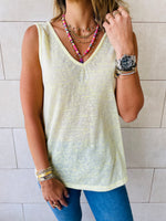 Yellow Bayside Tank Top