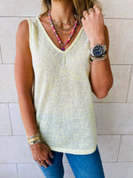 Yellow Bayside Tank Top