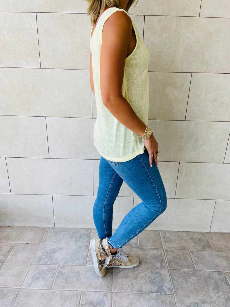 Yellow Bayside Tank Top