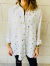 White Gold Leaf Shirt