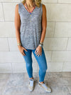Grey Bayside Tank Top