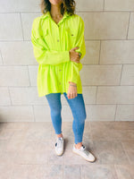 Lime Buttons Up Shirt