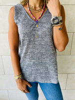 Grey Bayside Tank Top
