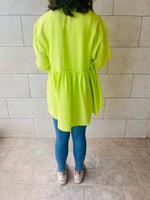 Lime Buttons Up Shirt