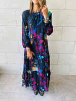 Black Paint Dress