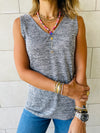 Grey Bayside Tank Top