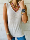 Beige Bayside Tank Top