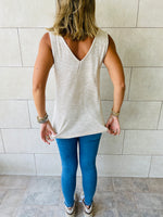 Beige Bayside Tank Top