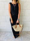 Black Portside Beach Dress