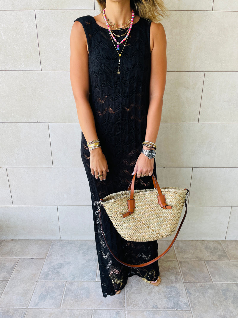 Black Portside Beach Dress