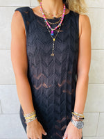 Black Portside Beach Dress