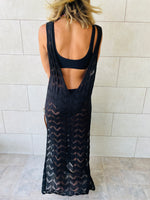 Black Portside Beach Dress